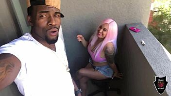 Curvy Barbi Welcomes Neighbor Rome Major with Intense Fuck