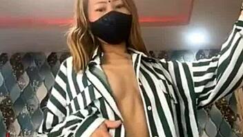 Nepali girl from Sikkim performs live sex show