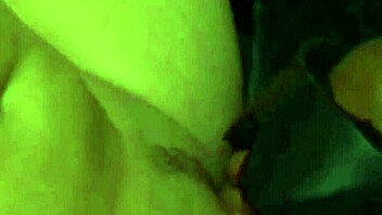 Interracial couple shares intimate moments