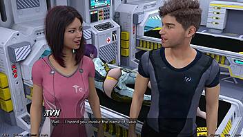 stranded in space 42 - meeting with petite 18+ superstar in outfit with big cock cartoon 3d