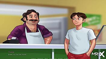 Summertimesaga - Hot Hentai Blowjob Scene on Luxury Yacht