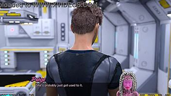 stranded in space 42 - meeting with petite 18+ superstar in outfit with big cock cartoon 3d