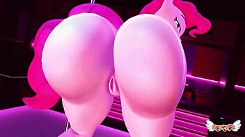 Pinkie Pie guides you through jerk off instructions in this hentai artist video.