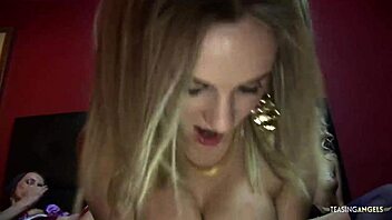 Lucky Dude Gets Hard Cock Pleased By Three Sexy Chicks In Group Cumshot