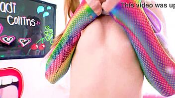 Wow, Petite Madi Collins Huge Cock POV Blowjob And Cum Swallow!