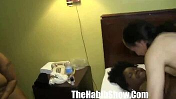 Phatt ass cocoa gets banged by skinny mexican and bbc