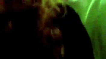 The blonde whore in the couple sucking monster cock passionately