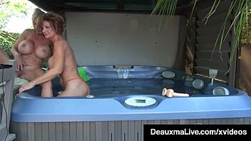 Cougars Deauxma Wears Bikini While Licking Toys And Having Sex