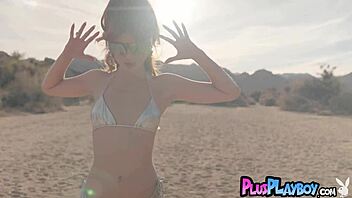 redhead teen sadie with her hot body and perfect ass, she showed it all off outdoor in a casual striptease