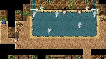 Can natsuki-chan's handjob lead to creampie in anime game?