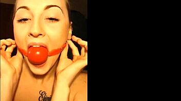 im your gagged little 18+ secret, tied up and ready for deepthroat action at home