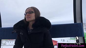 Hot Girl Gives Stranger Public Blowjob and Swallows at Resort