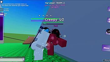 Fun cumbat in roblox condo 1 with cartoon characters