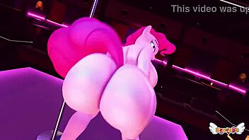 Pinkie Pie guides you through jerk off instructions in this hentai artist video.
