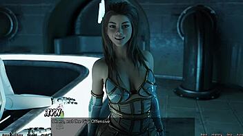 stranded in space 42 - meeting with petite 18+ superstar in outfit with big cock cartoon 3d