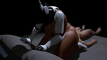Haydee's face sitting parody in 3D adult cartoon