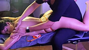 Just chilling with tantric massage for a wet squirt on sheer red