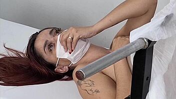 gyno exam turns into wild fetish play at hospital. never thought i'd see feet and ass get this much attention in a checkup!