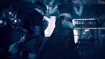 Two-hour hardcore film unfolds with anal group action. Skinny babes take double face fucking and ball licking in D.A.P.