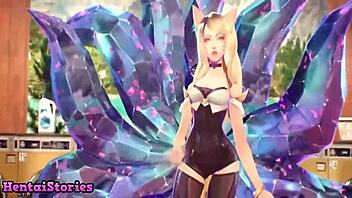 Shy Teen's First Time In Cartoon Game Play