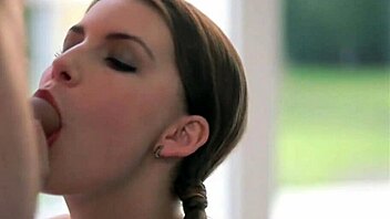 sweet teen babe gives amazing blowjob