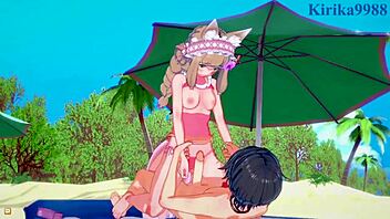 Maho karin yuuki intense hentai sex scene