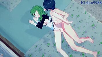 Maho karin yuuki intense hentai sex scene