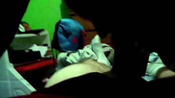 The blonde whore in the couple sucking monster cock passionately