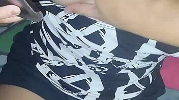 Beautiful Asian Amateur Wants Cumshot in Her Belly, Not on Her Natural Tits