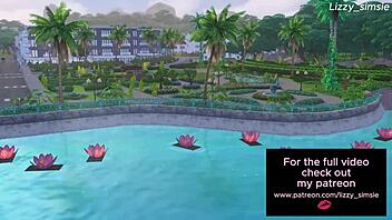 innocent redhead fucks with bbc bum on the street - sims 4 - 3d animation