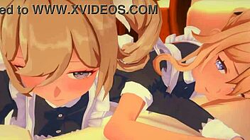 emotional scene with maids jean in genshin impact