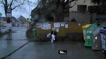 deviante - hot blonde with small tits bangs big cock in van