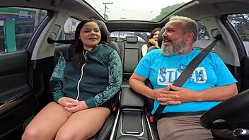 chris strips in car with brother?