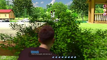 3D animated video of helping hot girls in a role play game