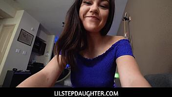 Kendra Spade Rides Stepdaddy's Monster Cock Willingly