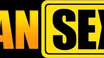 Natural ebony beauty rides big white cock expertly! 😍