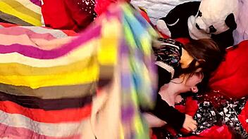 Teen 18+ with big ass in funny sex scene