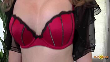Hey Sunny Lane, why strip so slow to tease us in lingerie?