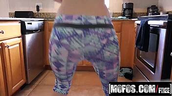 Lily Rader sucking lover's cock.