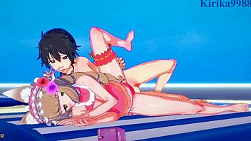 Maho karin yuuki intense hentai sex scene