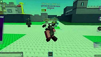 Fun cumbat in roblox condo 1 with cartoon characters