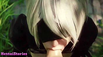 Shy Teen's First Time In Cartoon Game Play