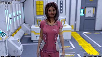 stranded in space 42 - meeting with petite 18+ superstar in outfit with big cock cartoon 3d