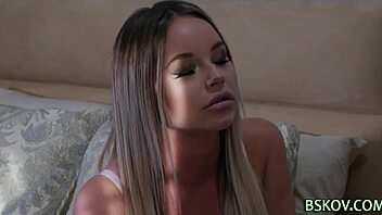 I finger fucked this rich bdsm cutie in lingeri until she came hard!