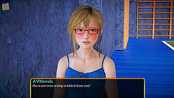 Who's the blonde with small tits in this family game?