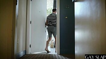 Interracial gay big dick intense