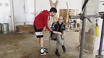 Dominant Master Binds Young 18+ Submissive for Raw Bareback.