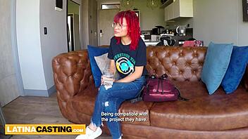 Petite 18yo amateur latina redhead pounded in pov casting