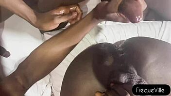 African Gay Threesome With Sexy Horny Hunks