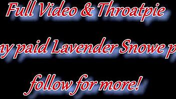 Lavender Snowe feels rough facefuck deepthroat